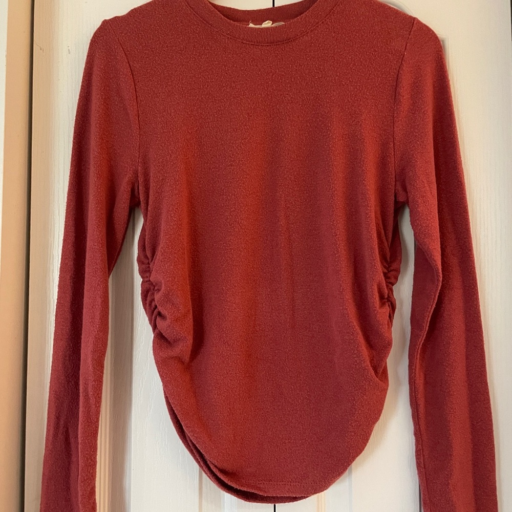 Madewell Women's Brick Long Sleeve Top